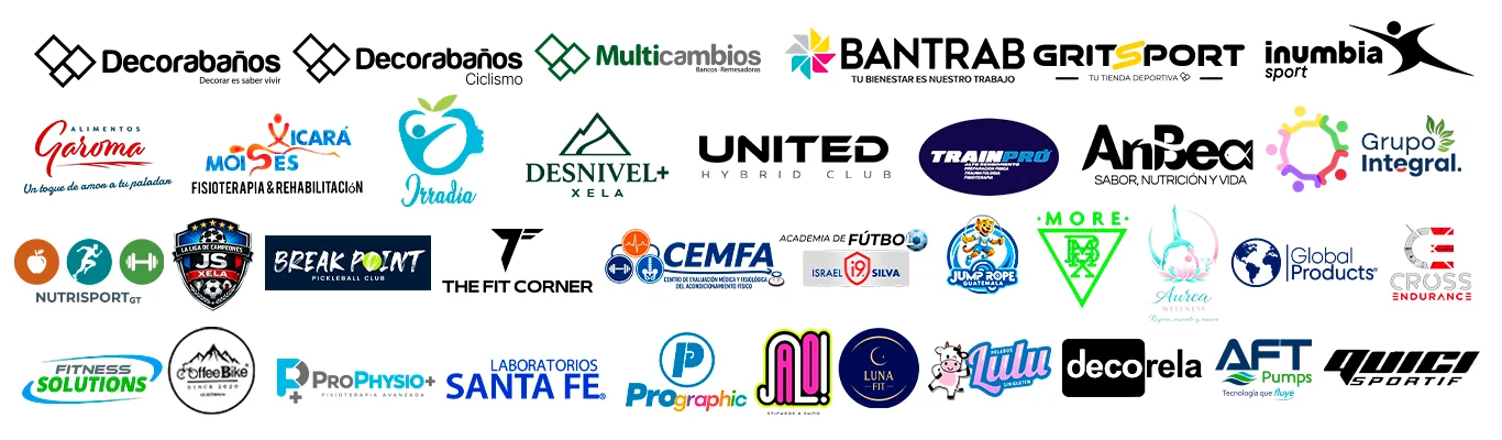 Marcas participantes de ExpoDeportes Xela 2026